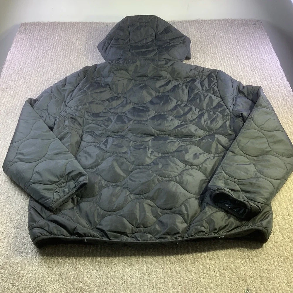 True‎ Religion Onion Quilt Puffer Jacket Black XL Detatchable Hood Full Zip NWT